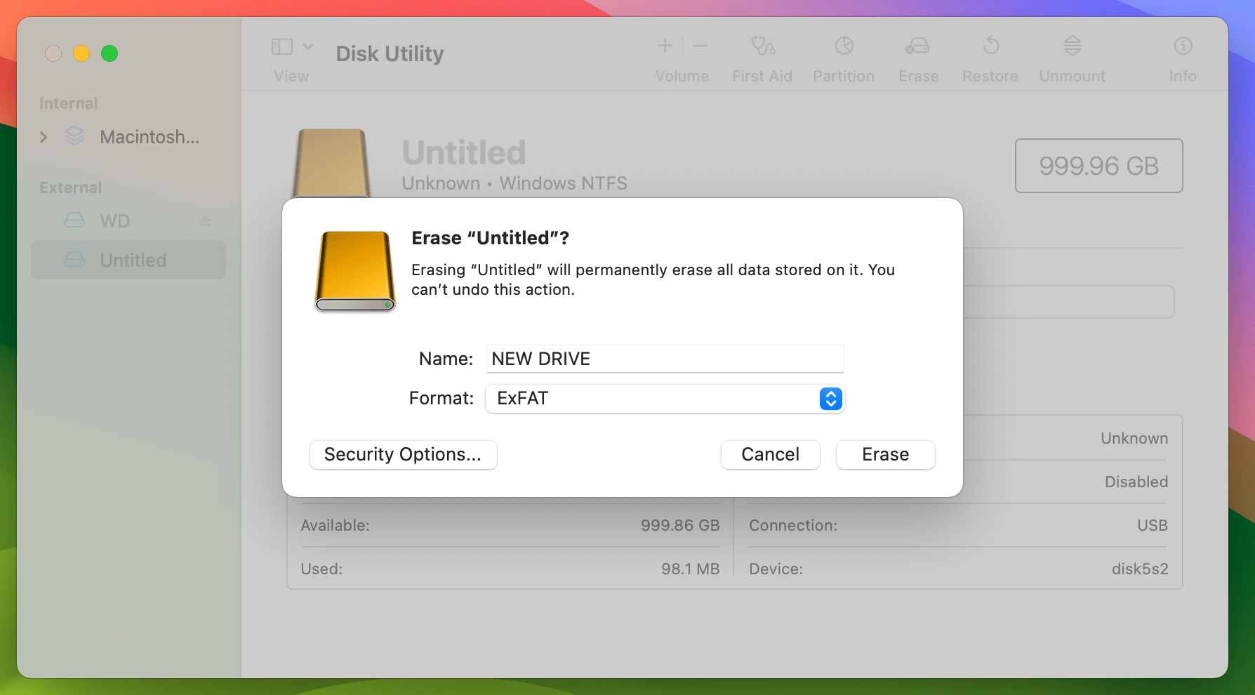 NTFS drives on macOS Sonoma