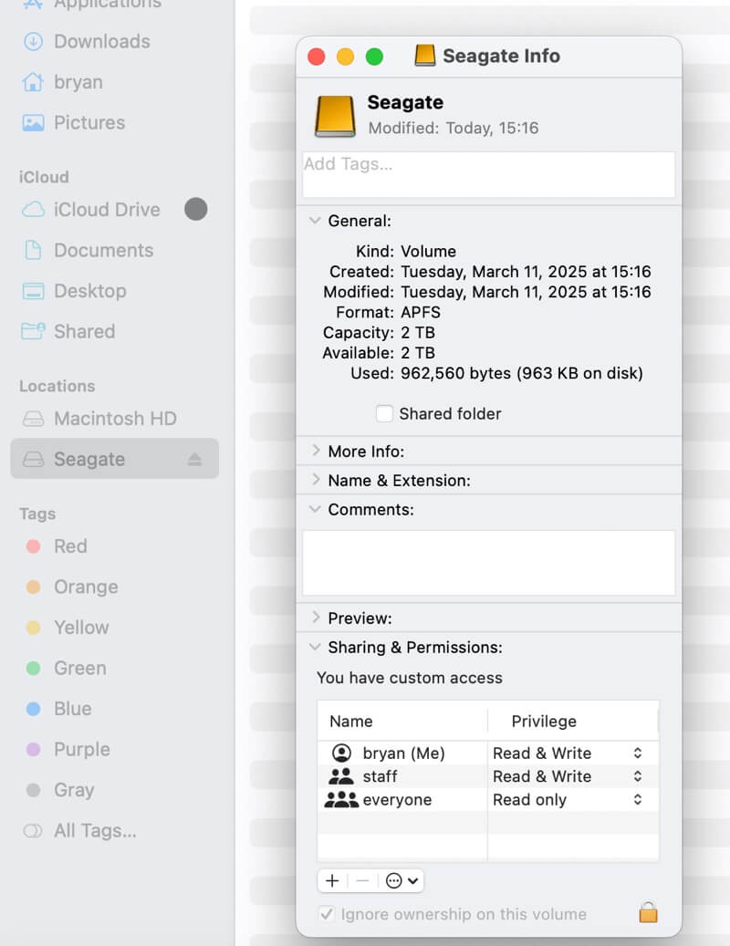Use Seagate Expansion Desktop Hard Drive on Mac