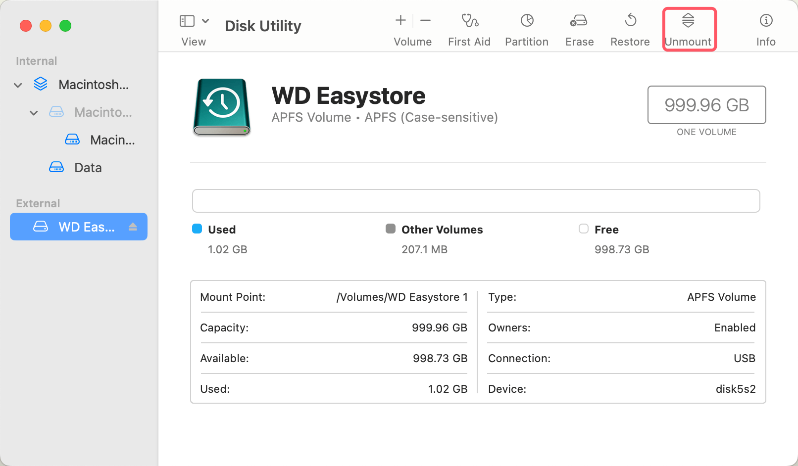 Steps to Safely Eject the Drive