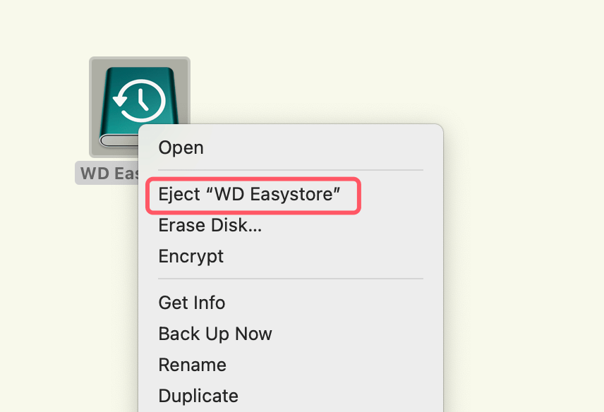 Steps to Safely Eject the Drive
