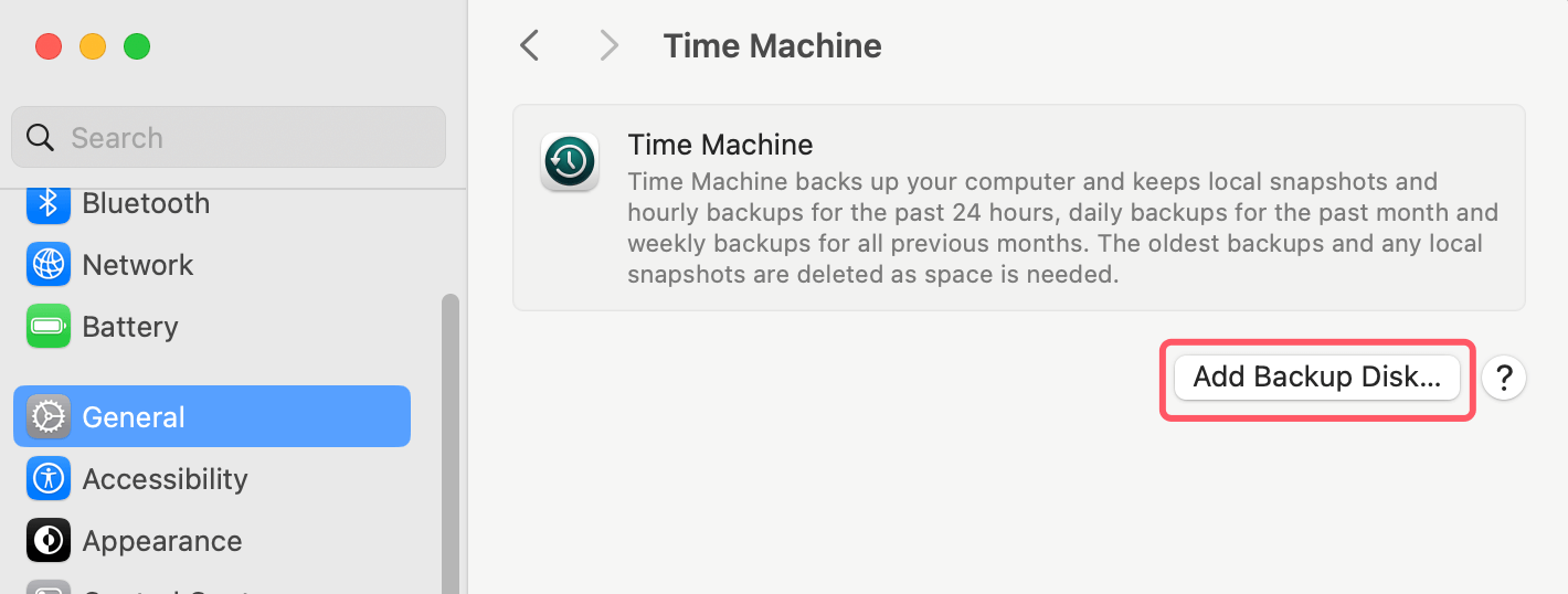 Enabling Time Machine with WD Easystore