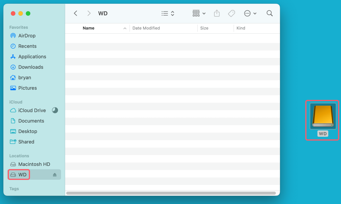 use a WD external hard drive on Mac