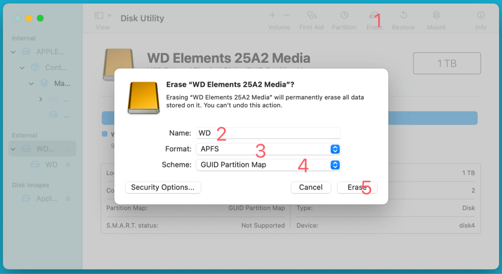 use a WD external hard drive on Mac
