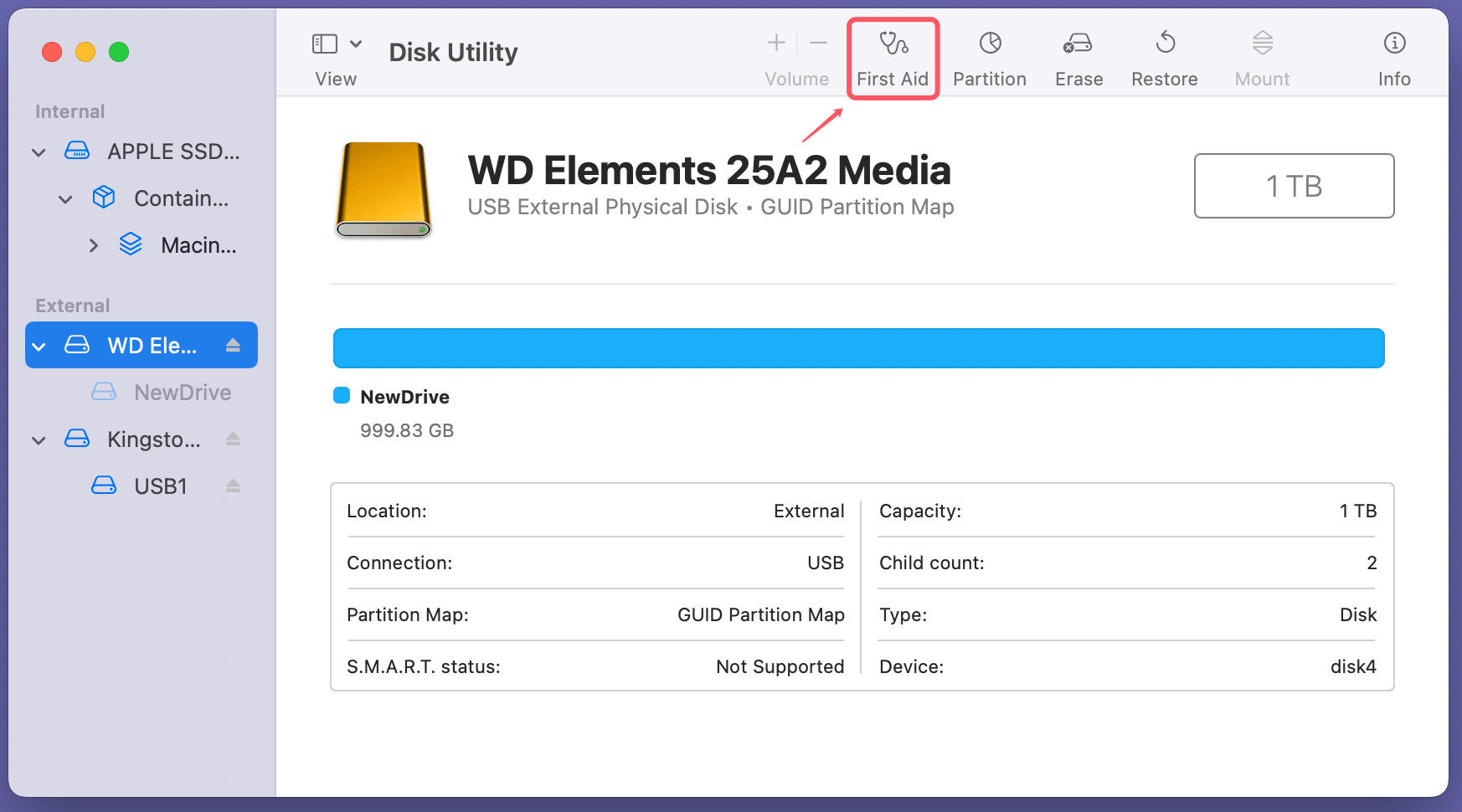 Fix WD External Hard Drive Not Showing Up in Disk Utility on Mac