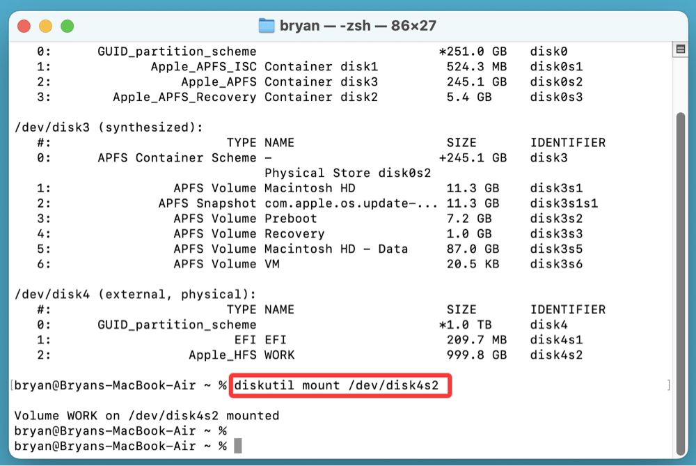WD Elements not mounting on Mac