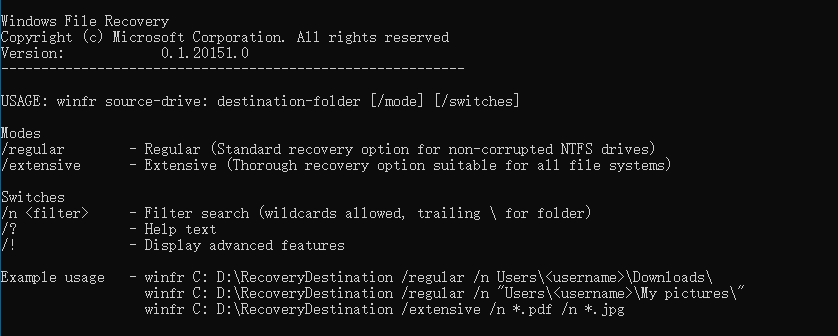 recover permanently deleted files in Windows 10