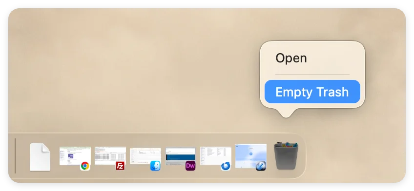 empty Trash