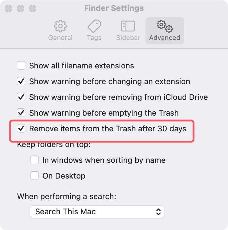 Mac Trash