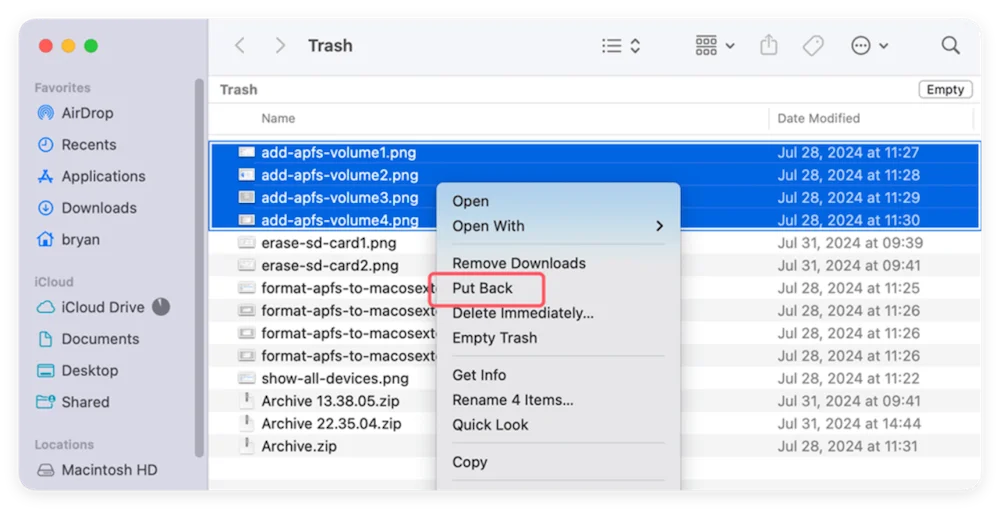 Mac Trash