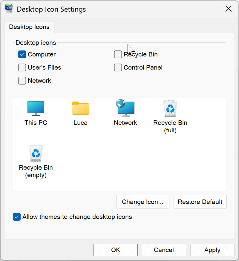 Uncheck the Recycle Bin Option