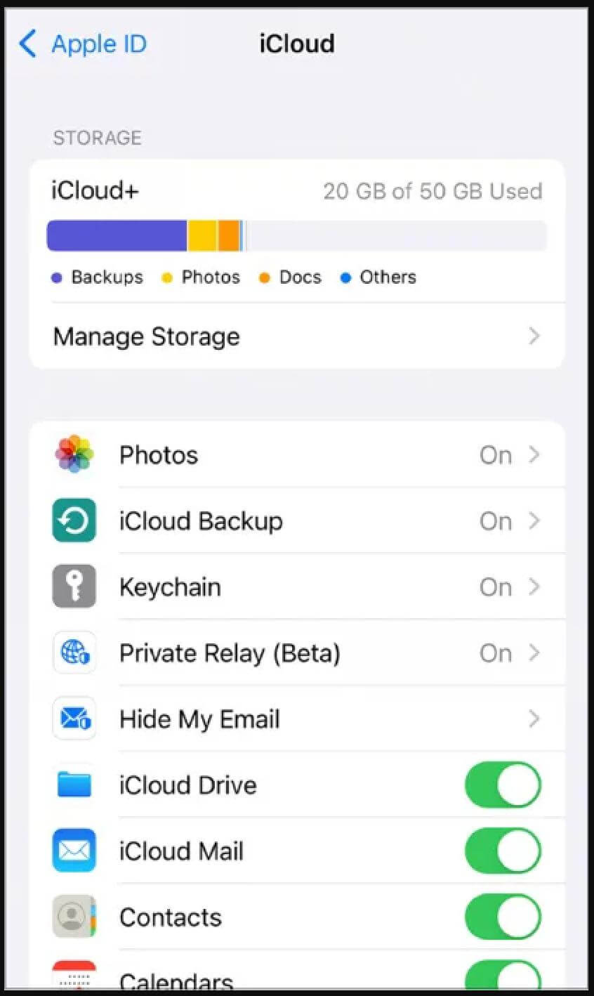 Set Up iCloud on iPad or iPhone