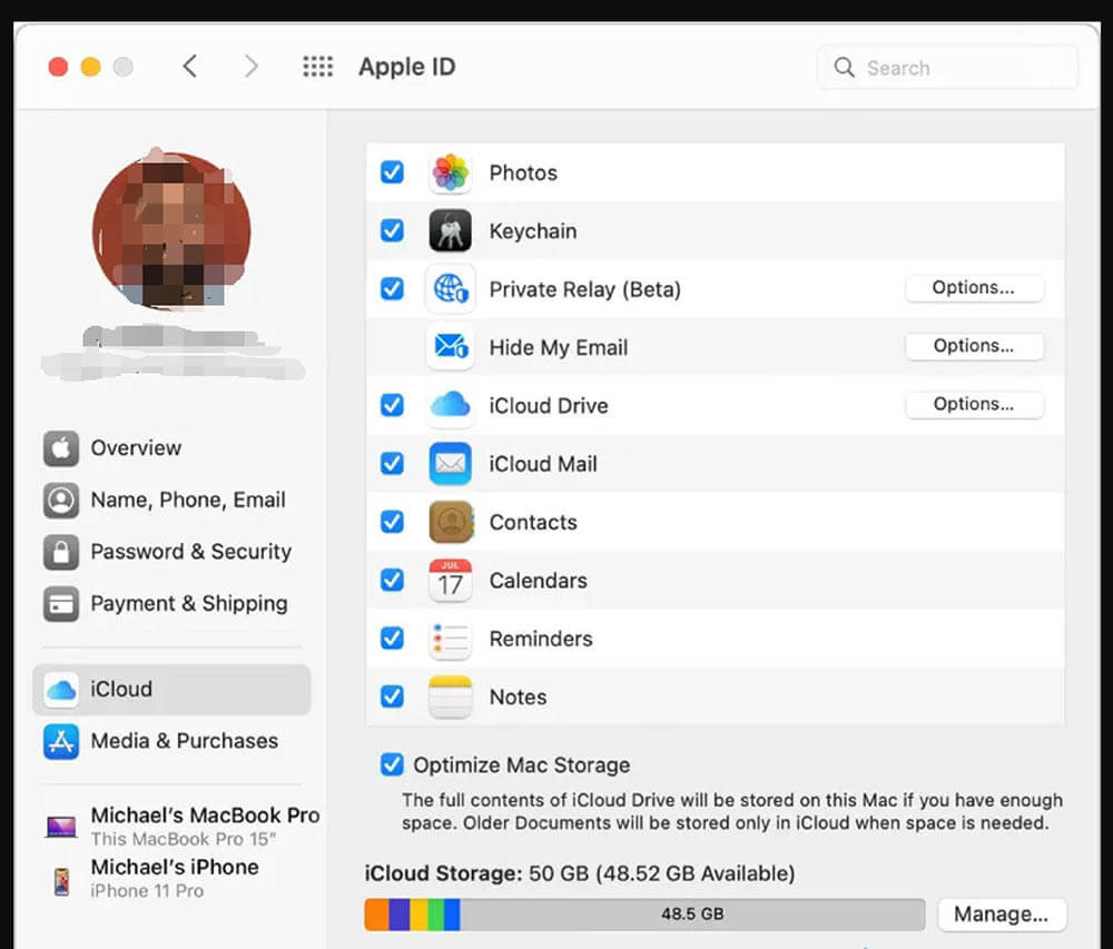 Set Up iCloud on Mac