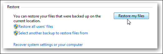 recover deleted files in Windows 7