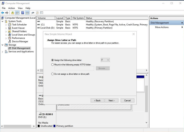 Windows Disk Management