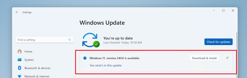 how to install Windows 11 24H2