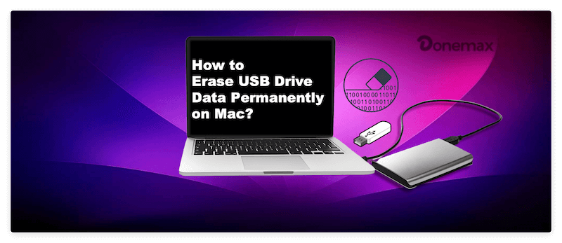 permanently erase data from USB drive on Mac