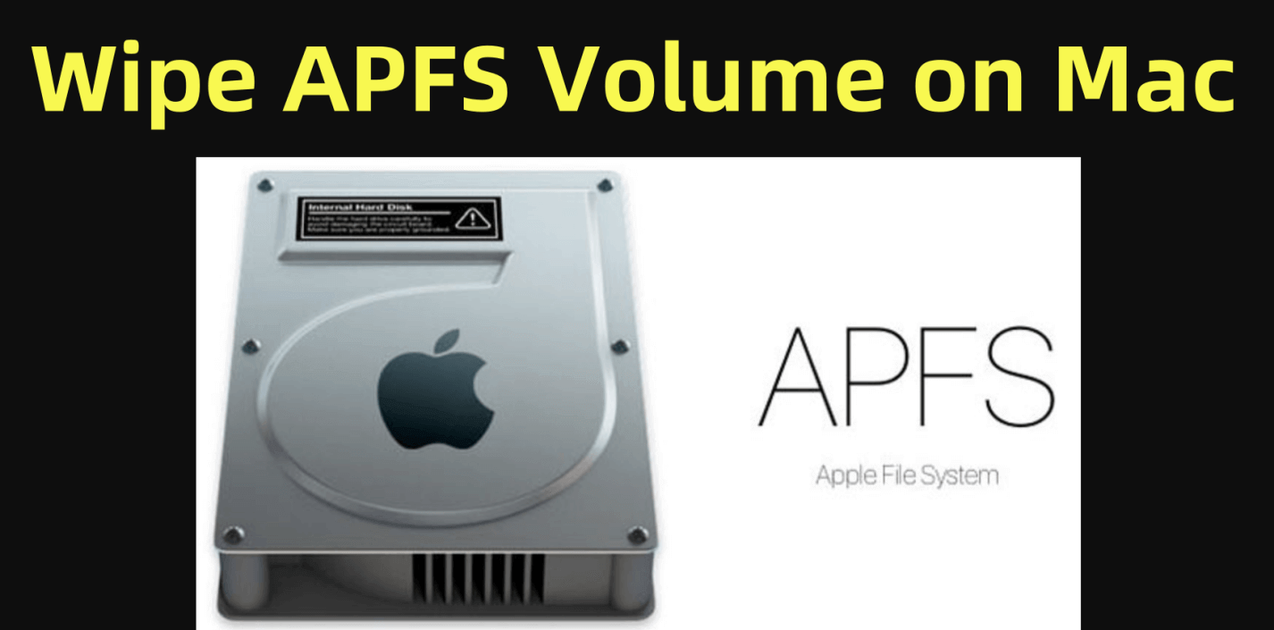 Wiping an APFS volume on Mac