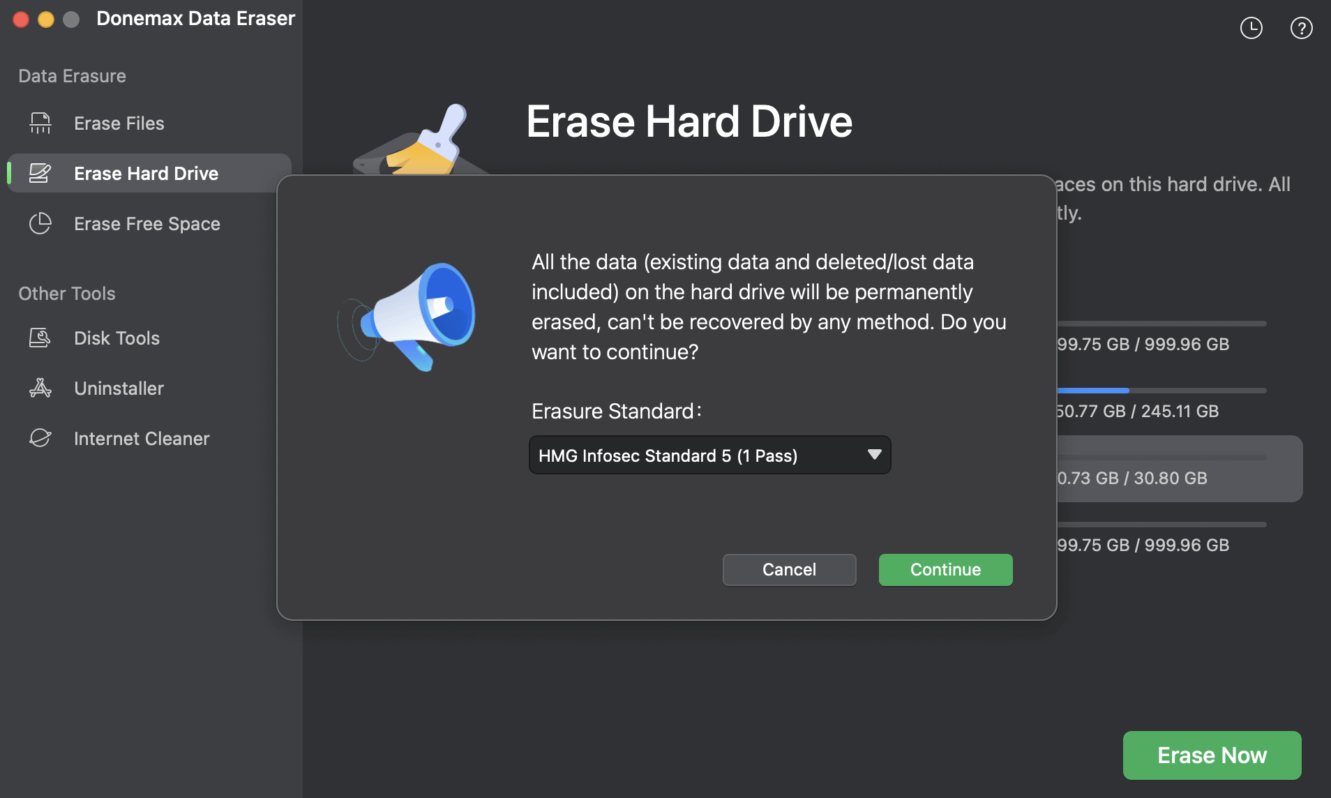 Wiping an APFS volume on Mac