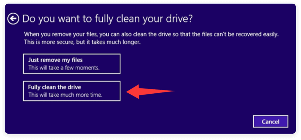 wipe everything but OS