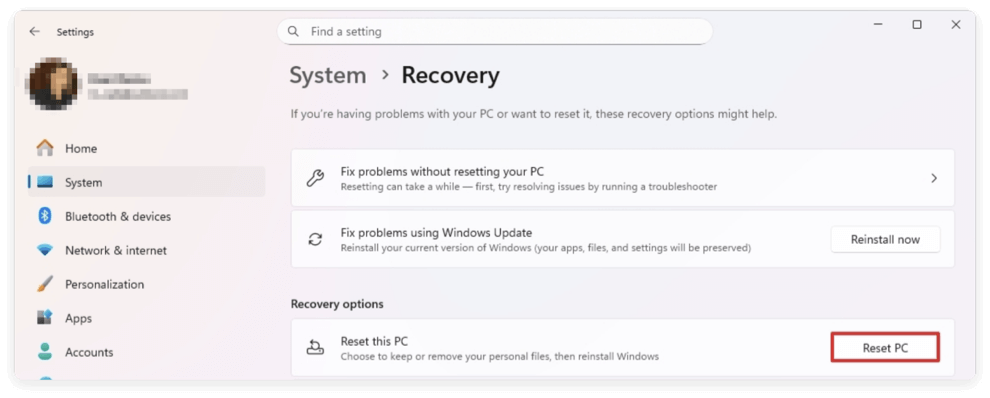 wipe everything but OS