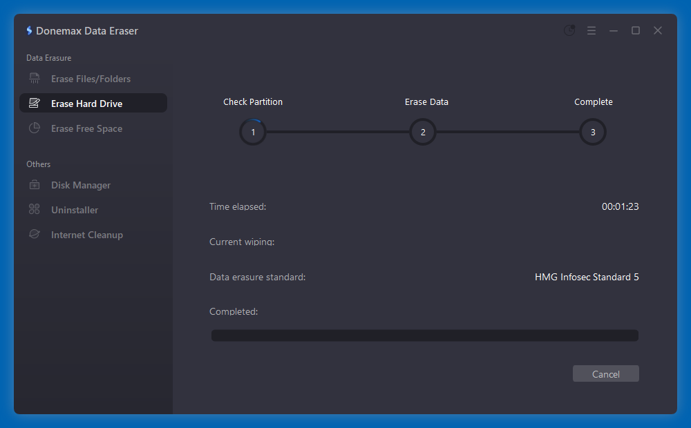 Wiping an exFAT drive