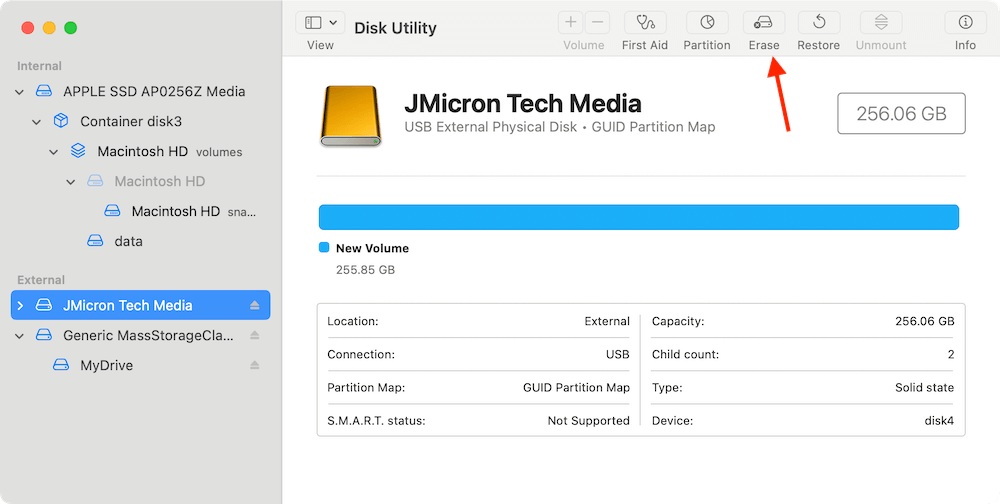 wipe Mac hard drive