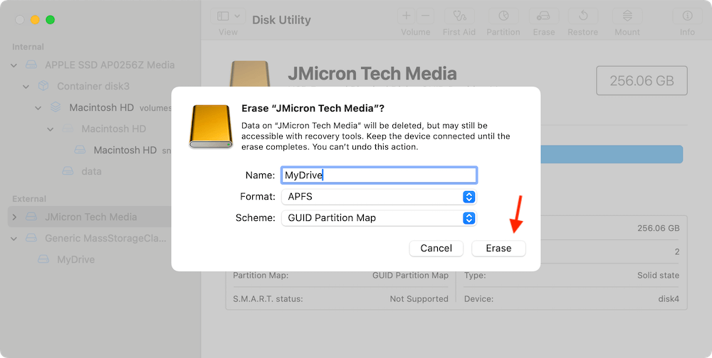 wipe Mac hard drive