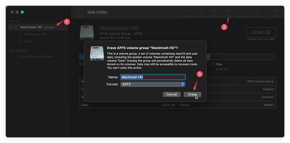 wipe Mac hard drive