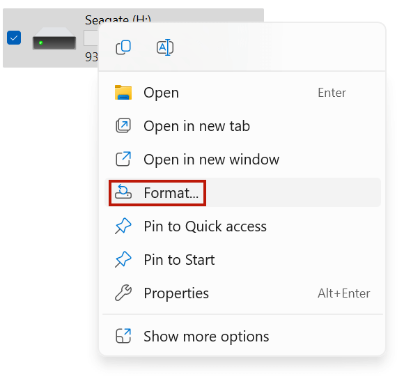 wipe a Sabrent Rocket external SSD