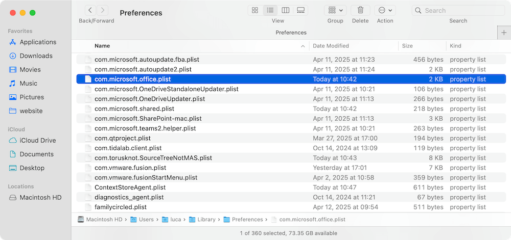 Word not saving on Mac