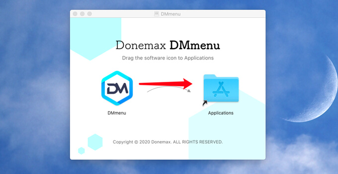 install and activate DMmenu