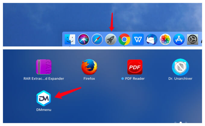 install and activate DMmenu