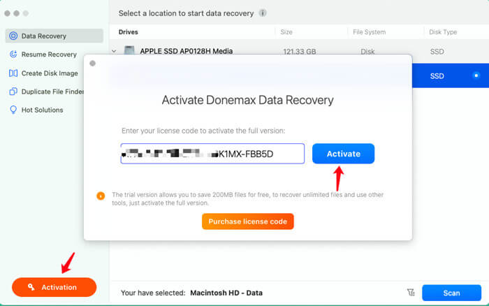install and activate Mac software