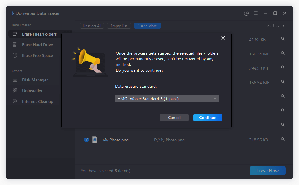 erase system drive partition data