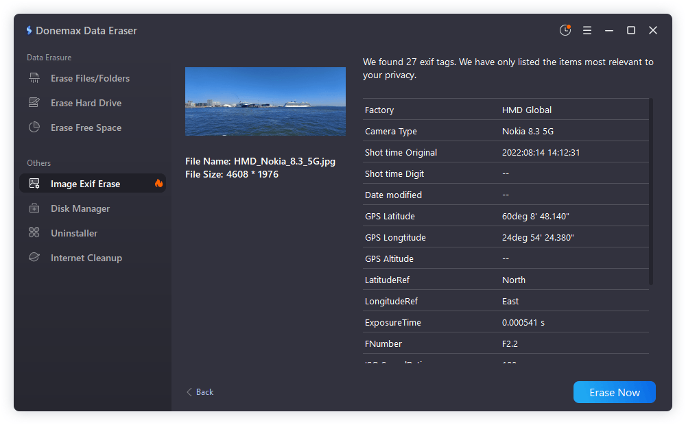 photo privacy cleaner