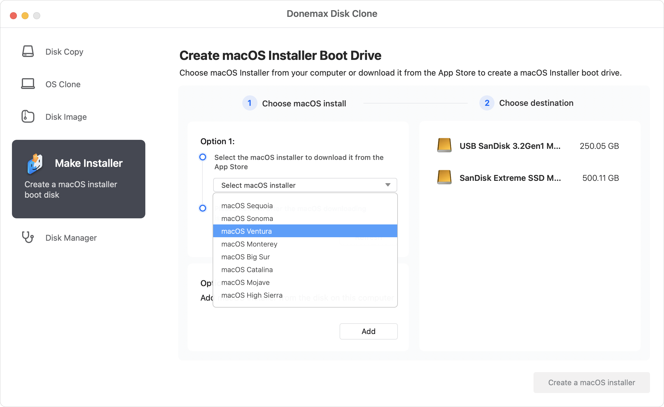 clone Mac to an SD card