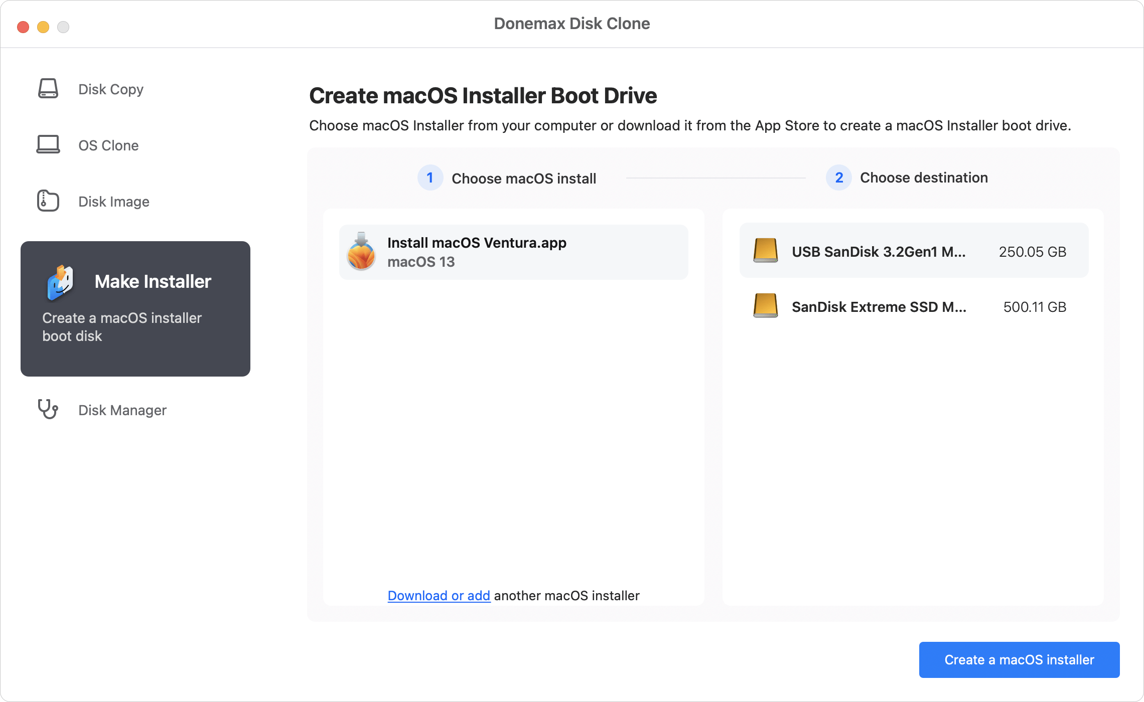 clone Mac to an SD card