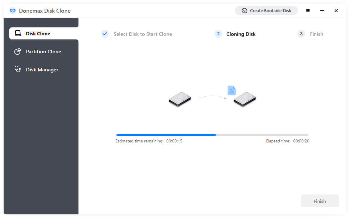 Clone online uefi disk