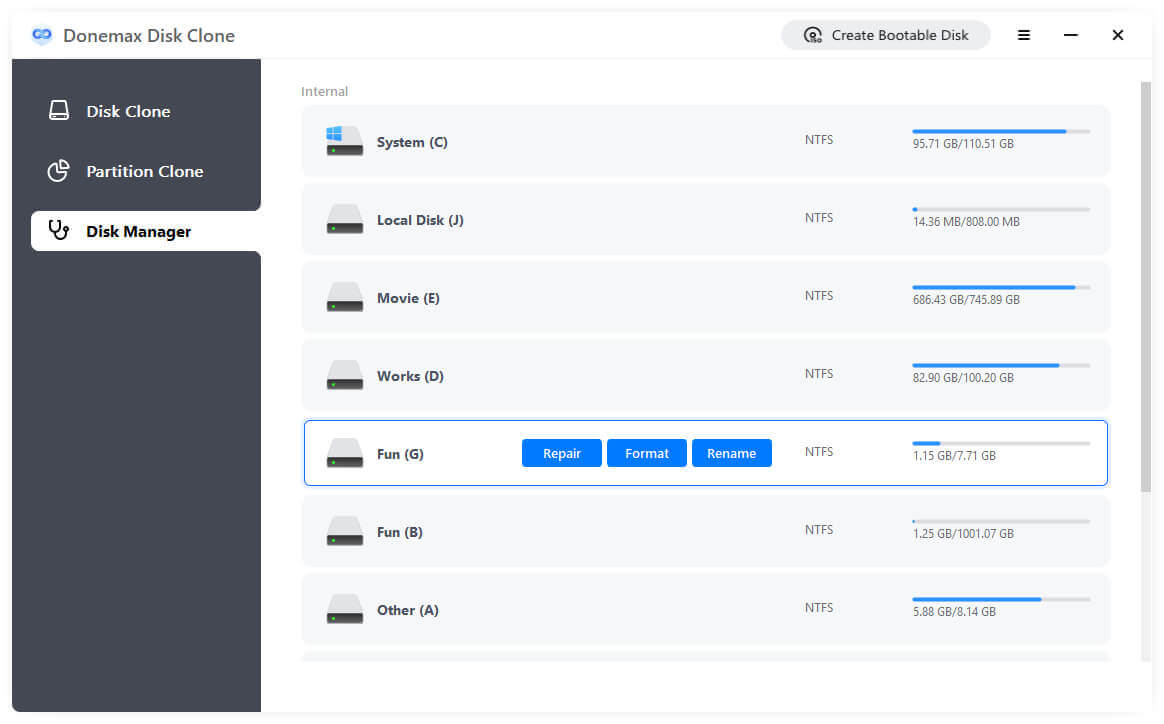 format to FAT32 with CMD