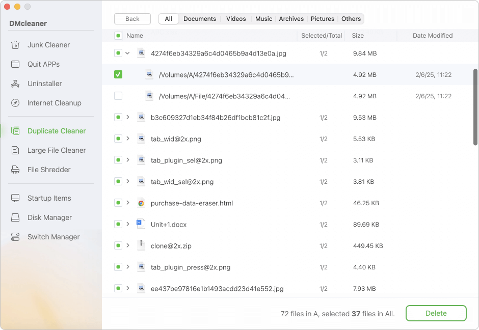 DMcleaner for Mac User Guide