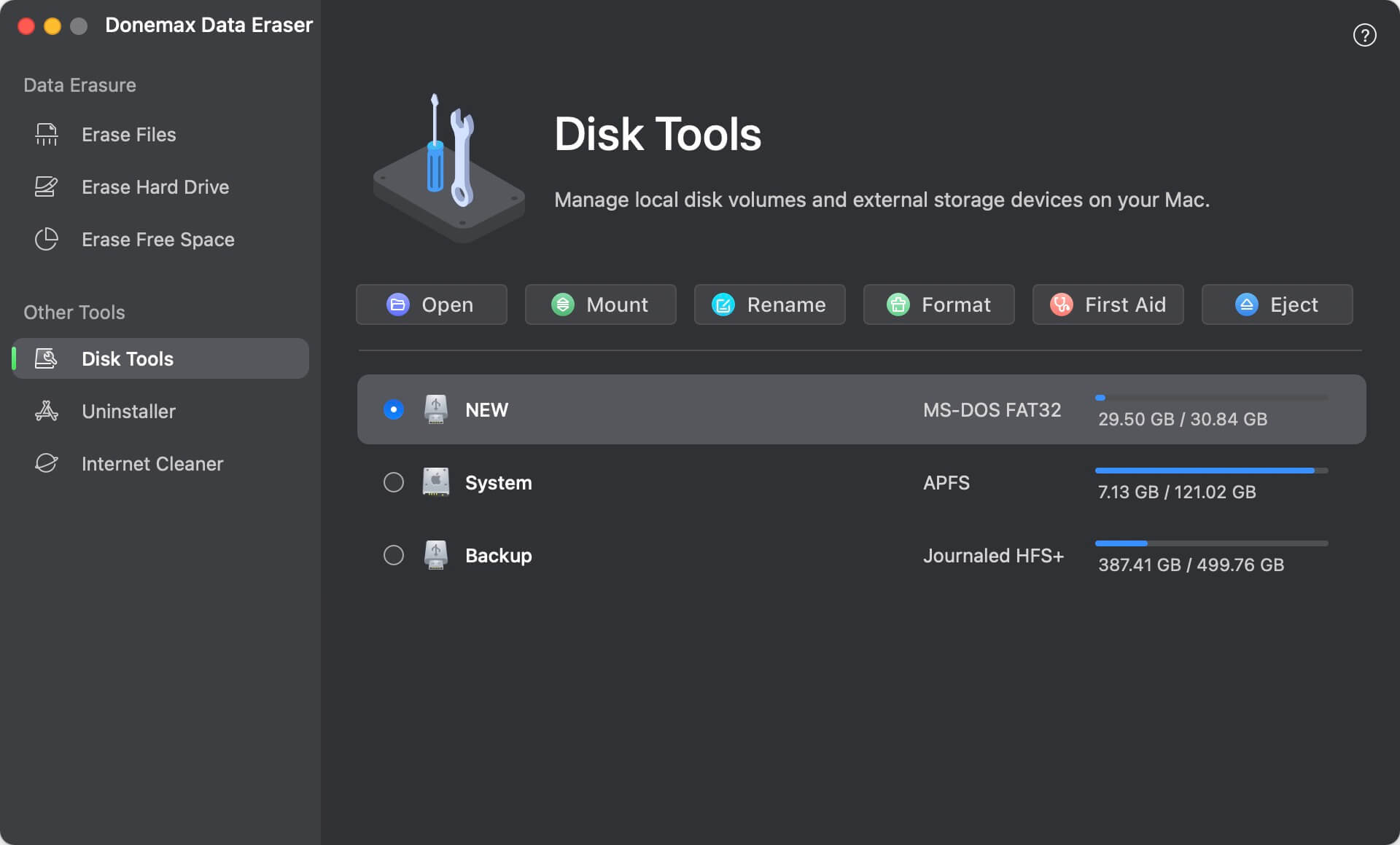 how to format mac disk