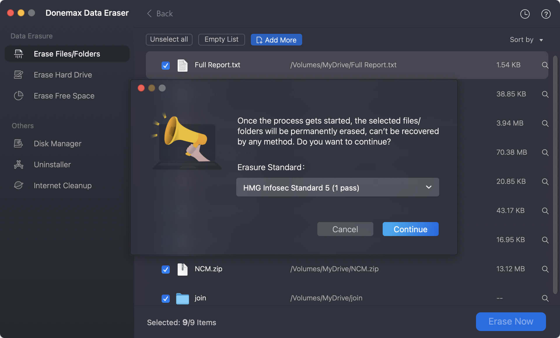 Donemax Data Eraser User Guide