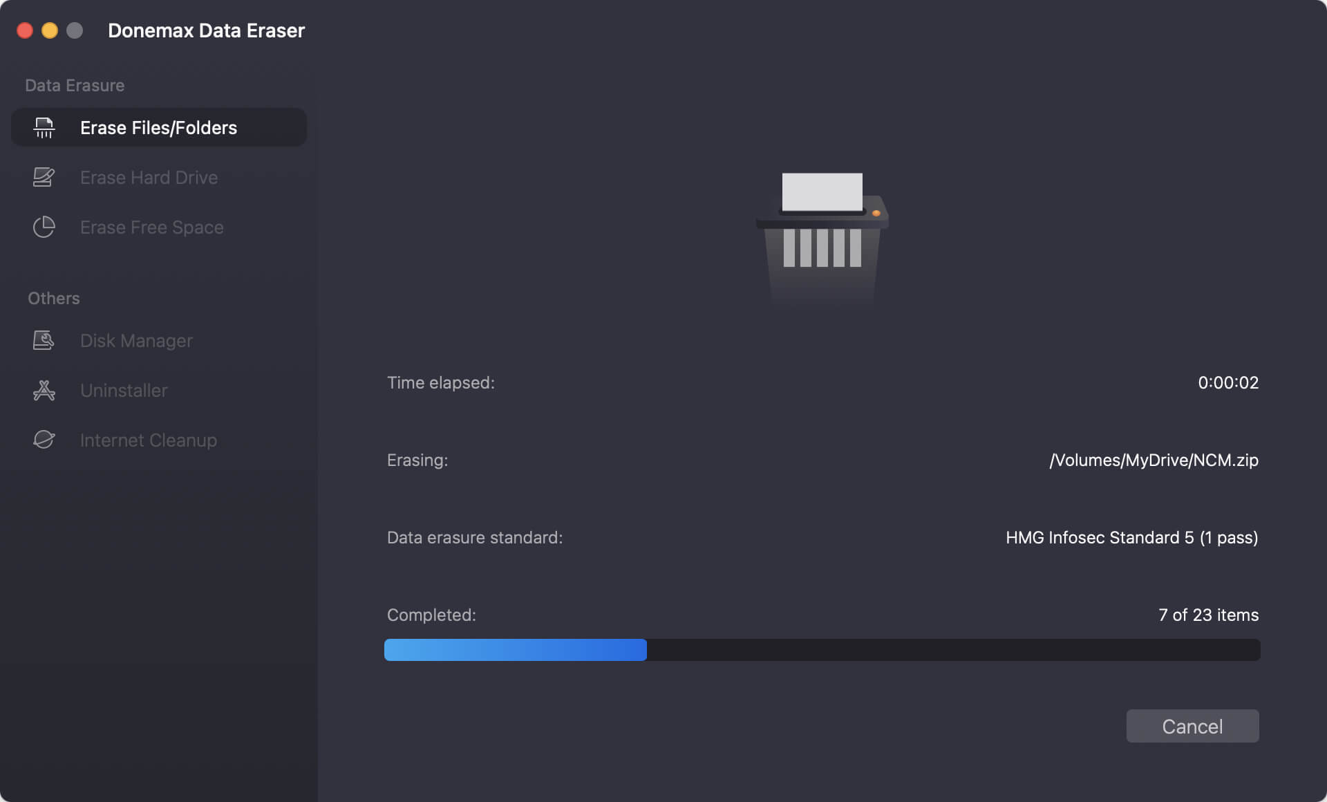 Donemax Data Eraser User Guide