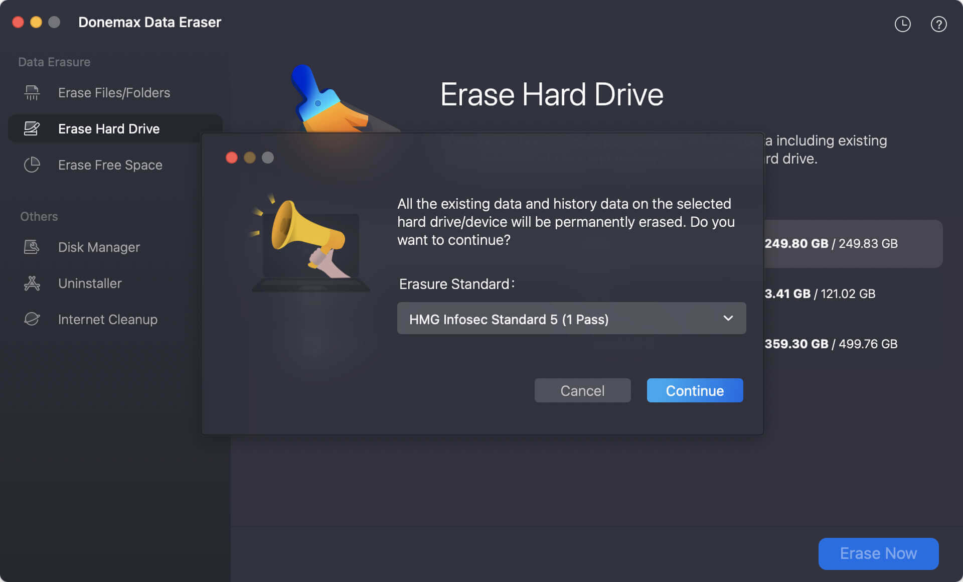 Donemax Data Eraser User Guide