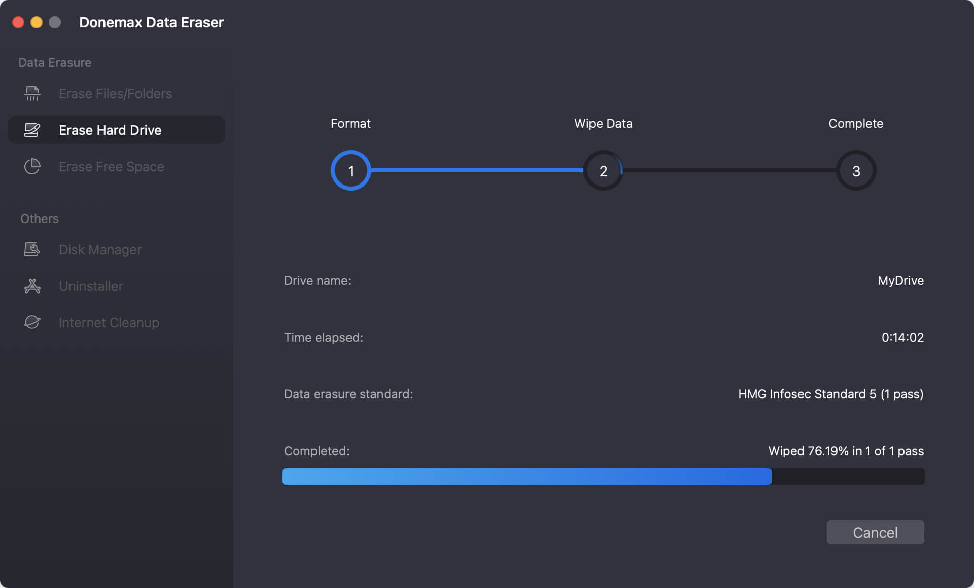 Donemax Data Eraser User Guide
