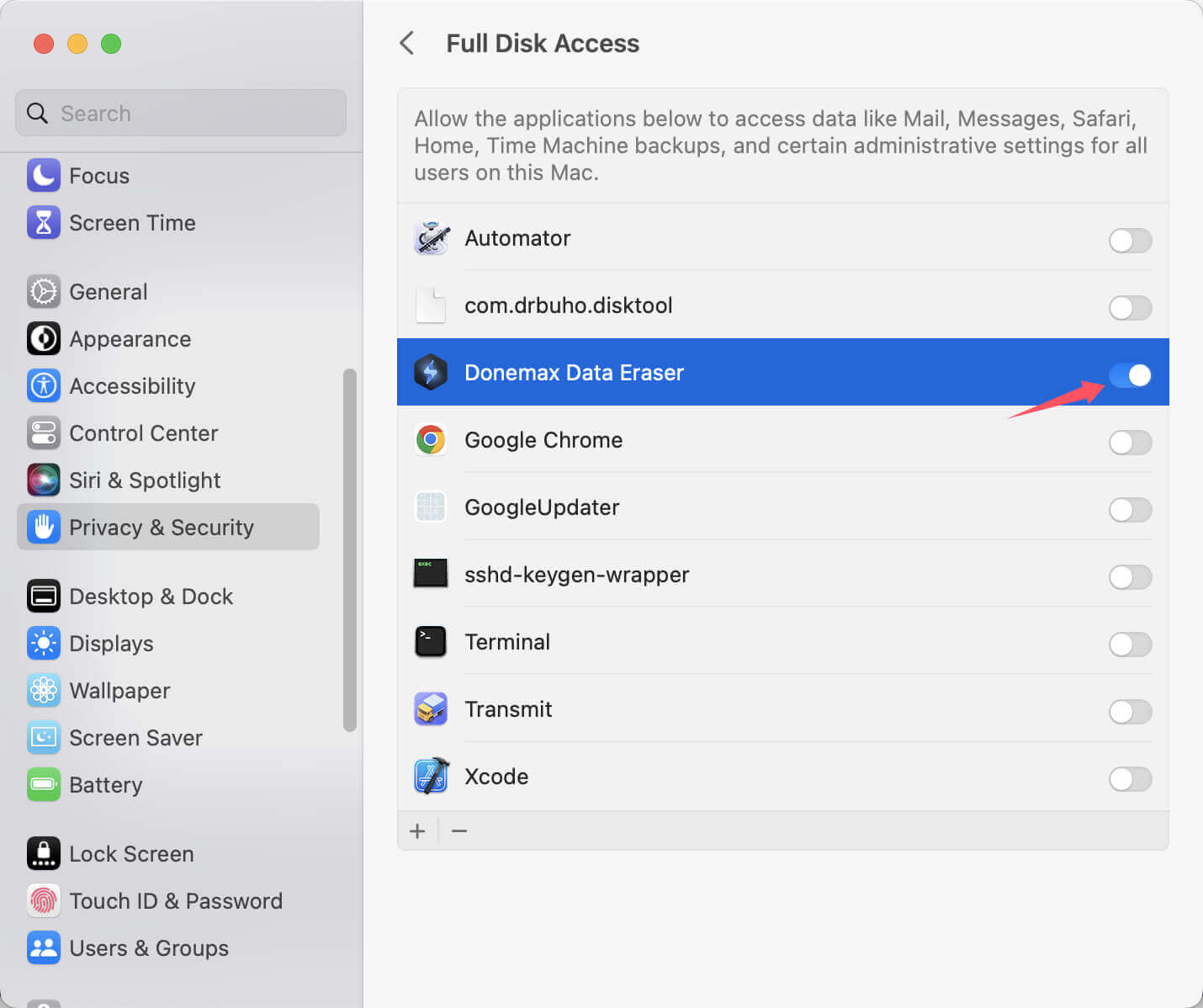 Donemax Data Eraser User Guide
