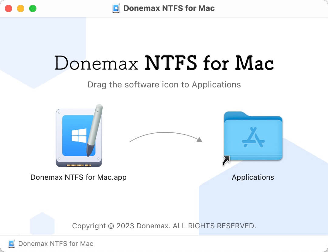 install donemax ntfs